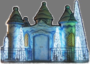 Santa's "ice castle"